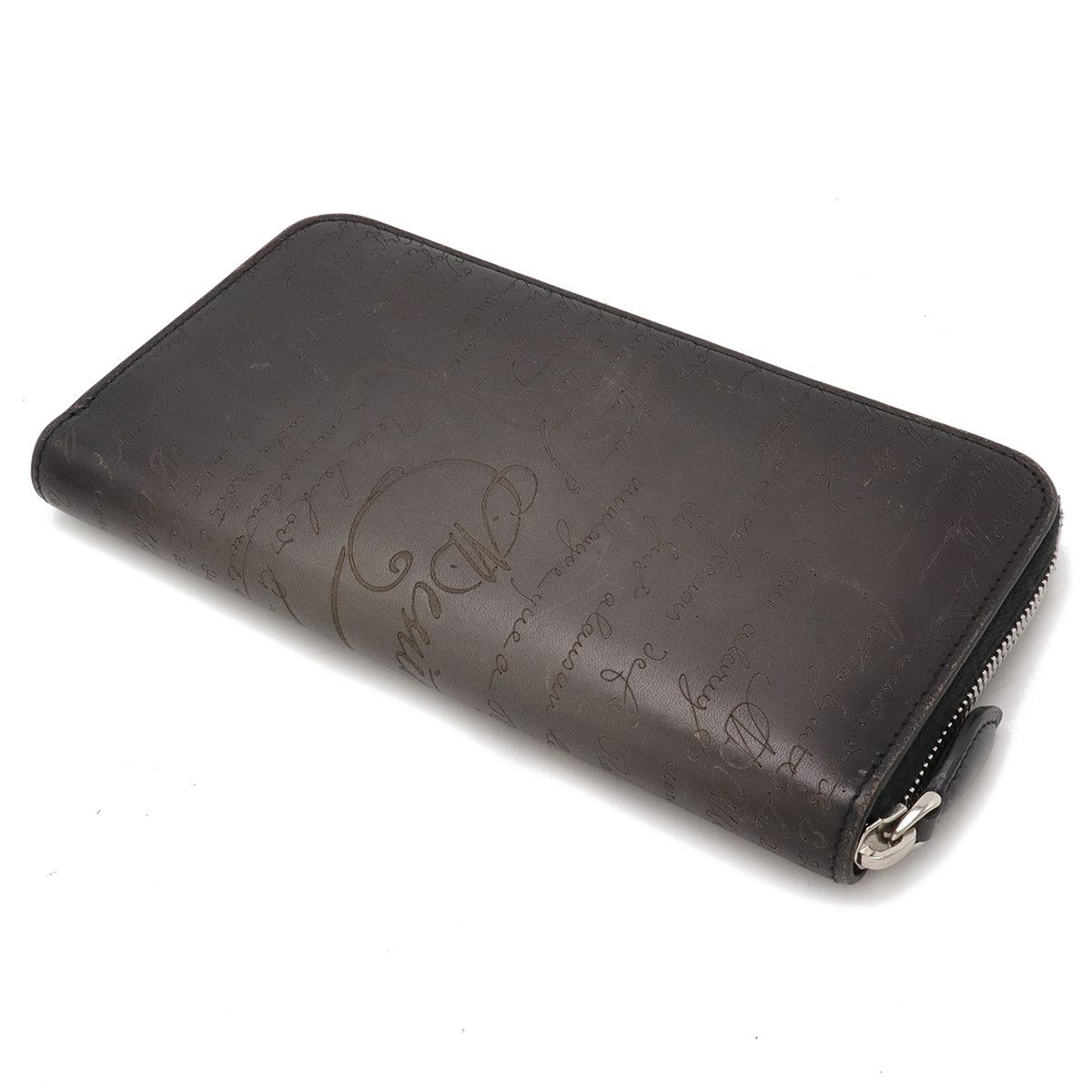 Berluti Berluti Berluti Itauba Neo Scritto Leather Long Zip Wallet 
