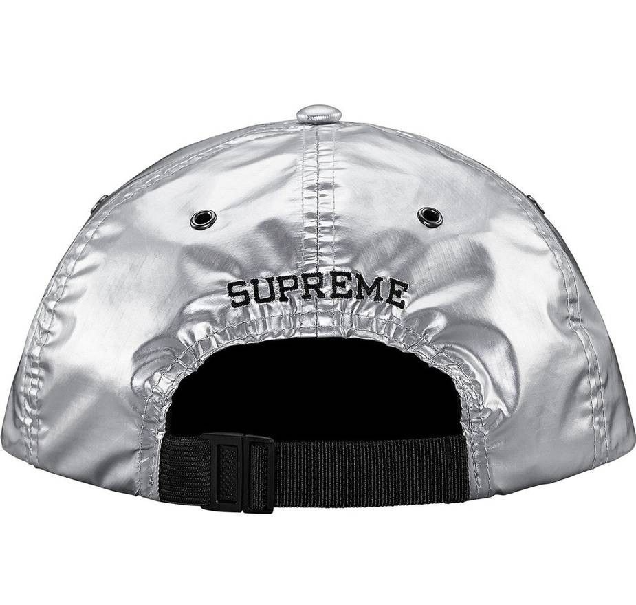 Supreme Supreme X The North Face 6-Panel Metallic Silver Hat SS18 Size ONE SIZE - 4 Thumbnail