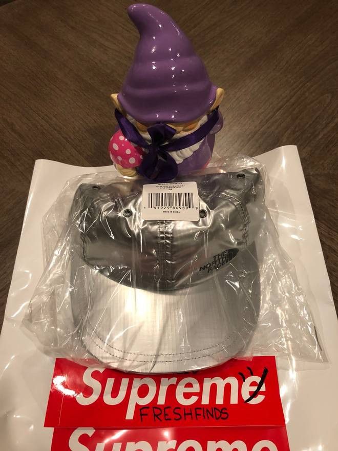 Supreme Supreme X The North Face 6-Panel Metallic Silver Hat SS18 Size ONE SIZE - 5 Thumbnail