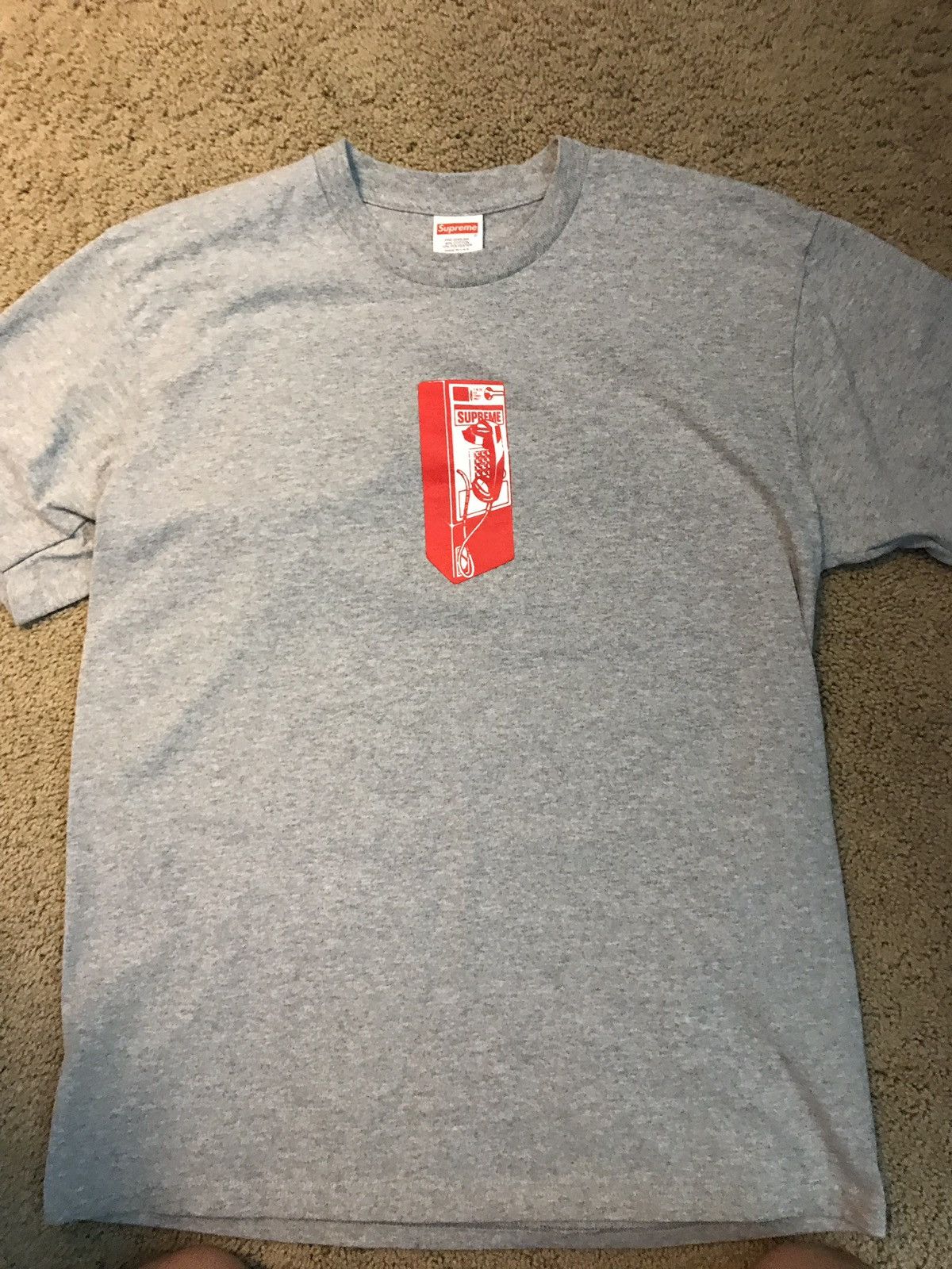 Supreme Supreme Payphone tee Size US M / EU 48-50 / 2 - 1 Thumbnail