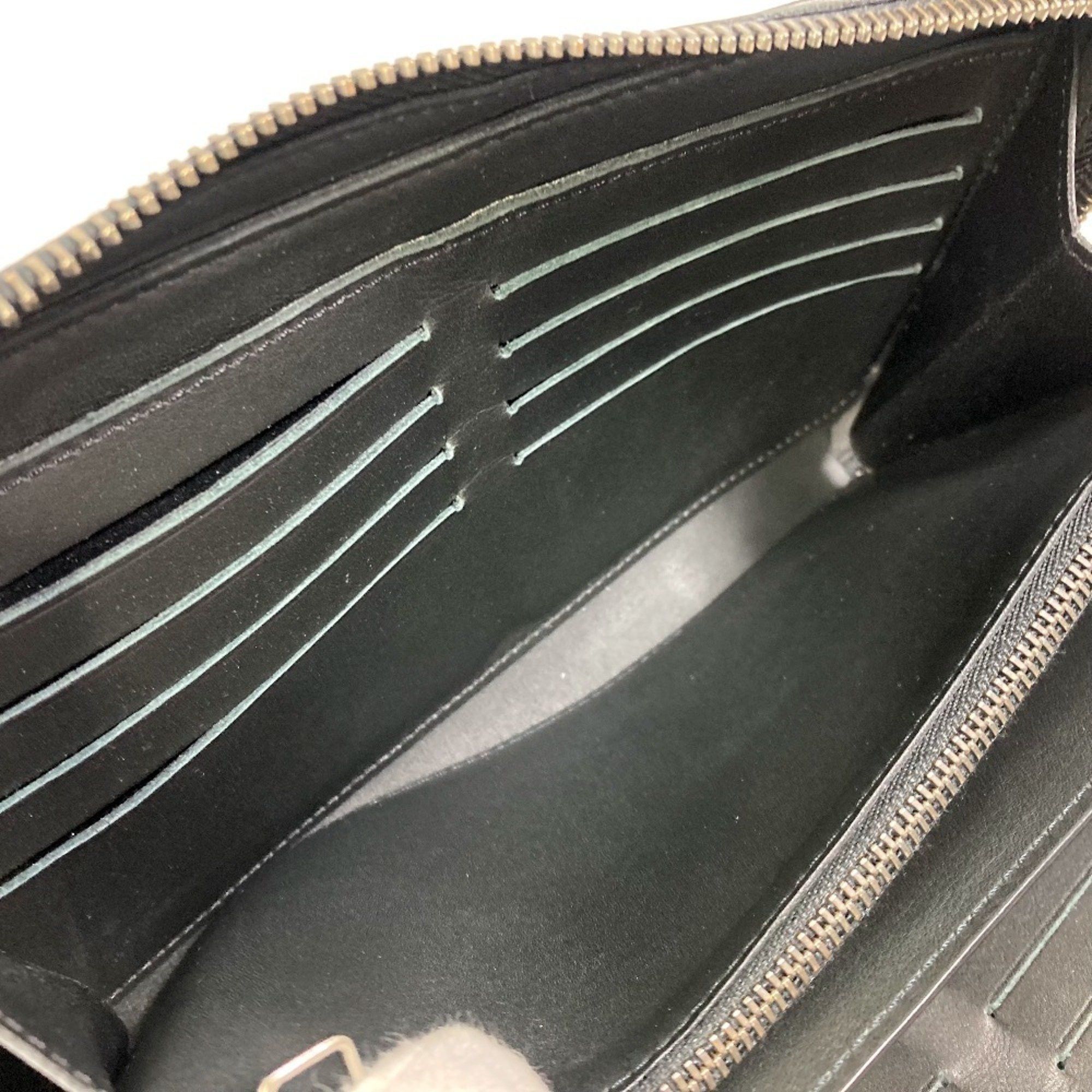 Louis Vuitton LOUIS VUITTON N61254 Damier Infini Zippy XL Clutch Bag Long Wallet Leather Men's Noir Black Size ONE SIZE - 13 Thumbnail