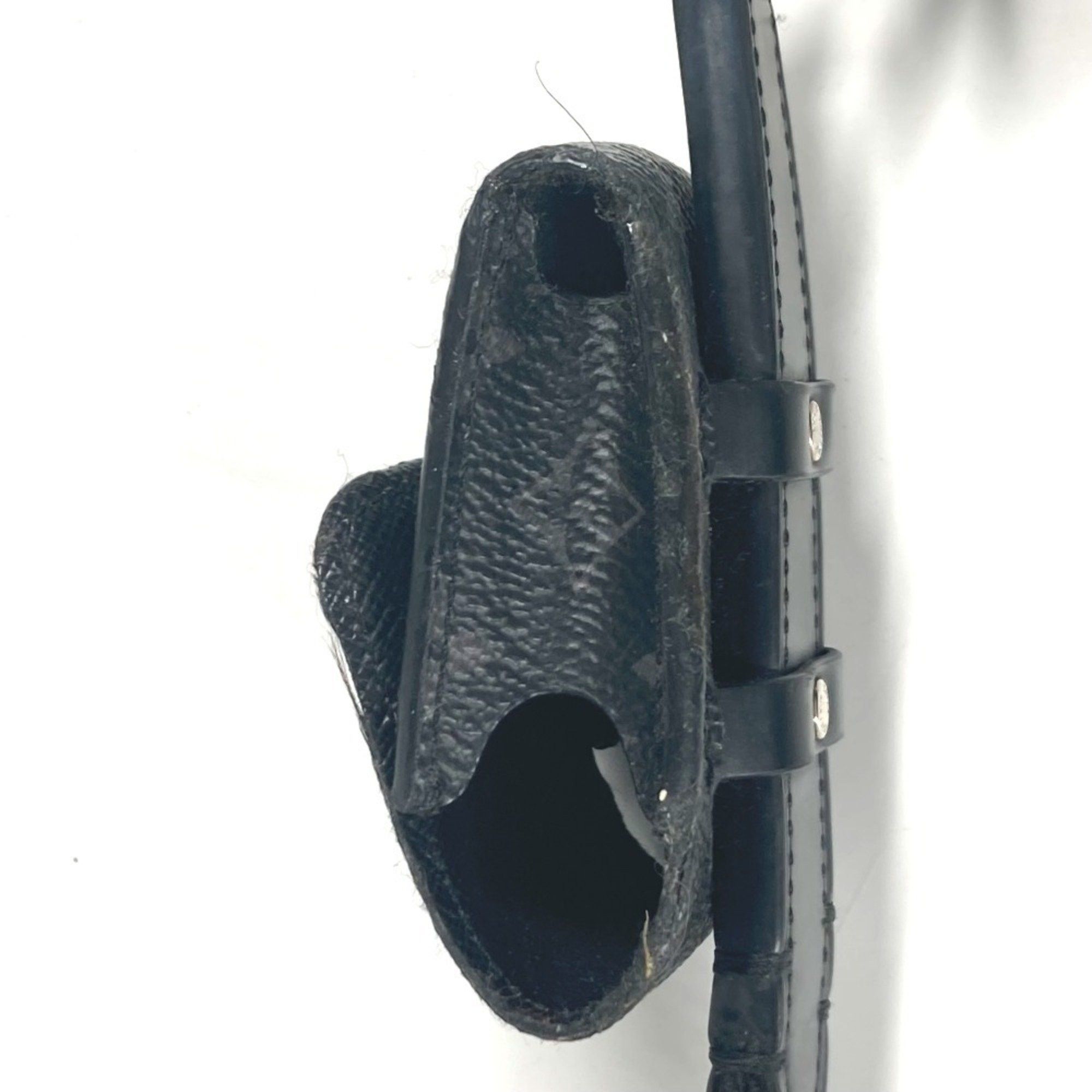 Louis Vuitton LOUIS VUITTON M80220 Monogram Eclipse Lanyard Airpods Case Earphone with Strap Canvas Men's Black Size ONE SIZE - 5 Thumbnail