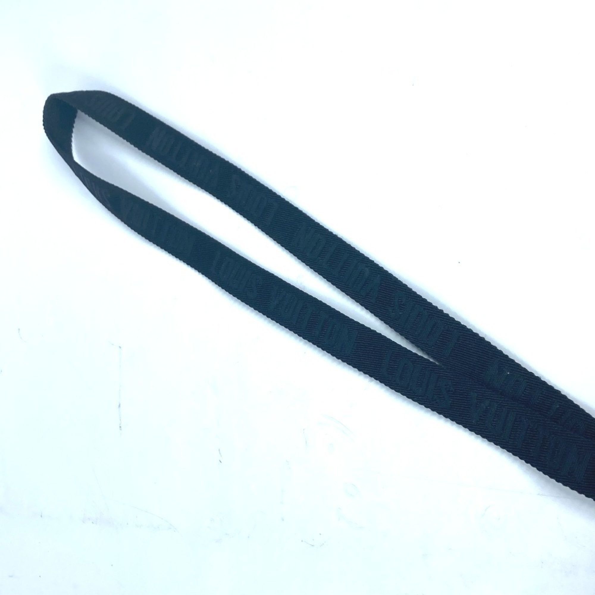 Louis Vuitton LOUIS VUITTON M80220 Monogram Eclipse Lanyard Airpods Case Earphone with Strap Canvas Men's Black Size ONE SIZE - 10 Thumbnail