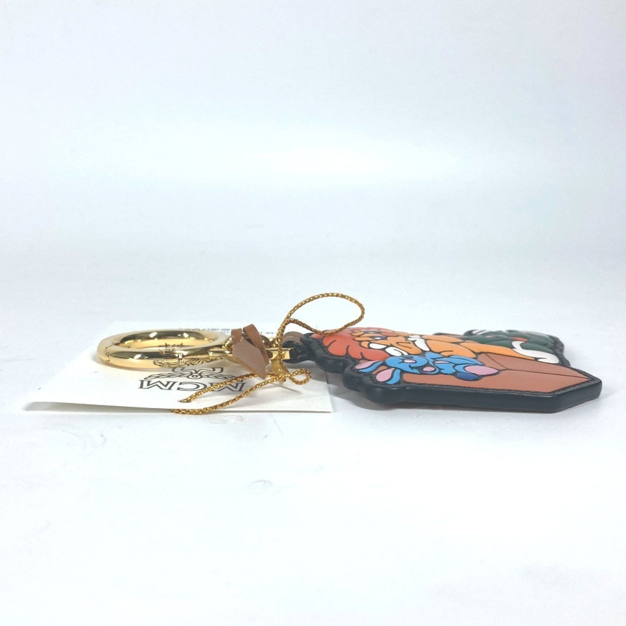 MCM MCM SAMBYPEN collaboration Sam By Pen Rabbit Animal Bag Charm Keychain Leather Men's Brown Size ONE SIZE - 4 Thumbnail