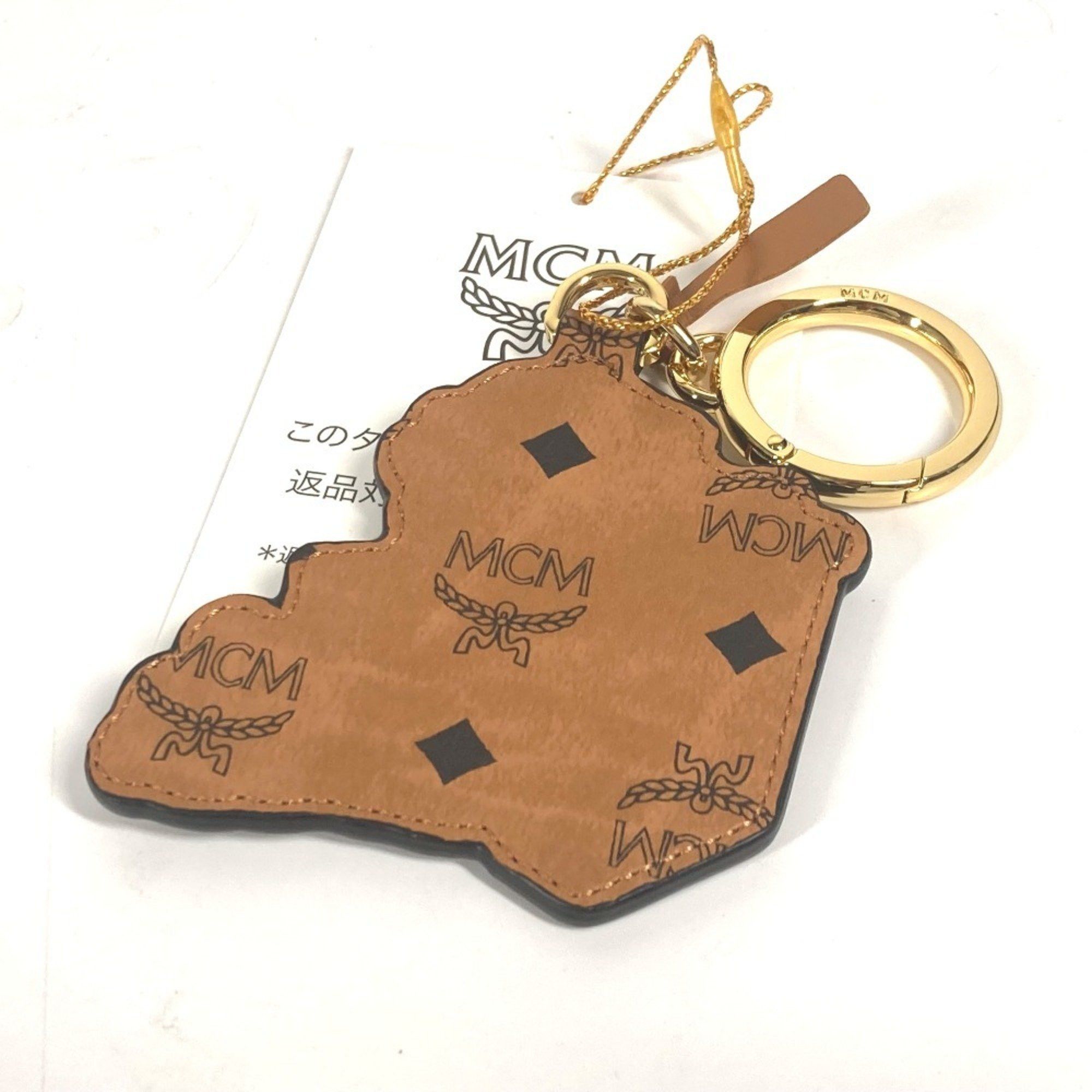 MCM MCM SAMBYPEN collaboration Sam By Pen Rabbit Animal Bag Charm Keychain Leather Men's Brown Size ONE SIZE - 2 Thumbnail
