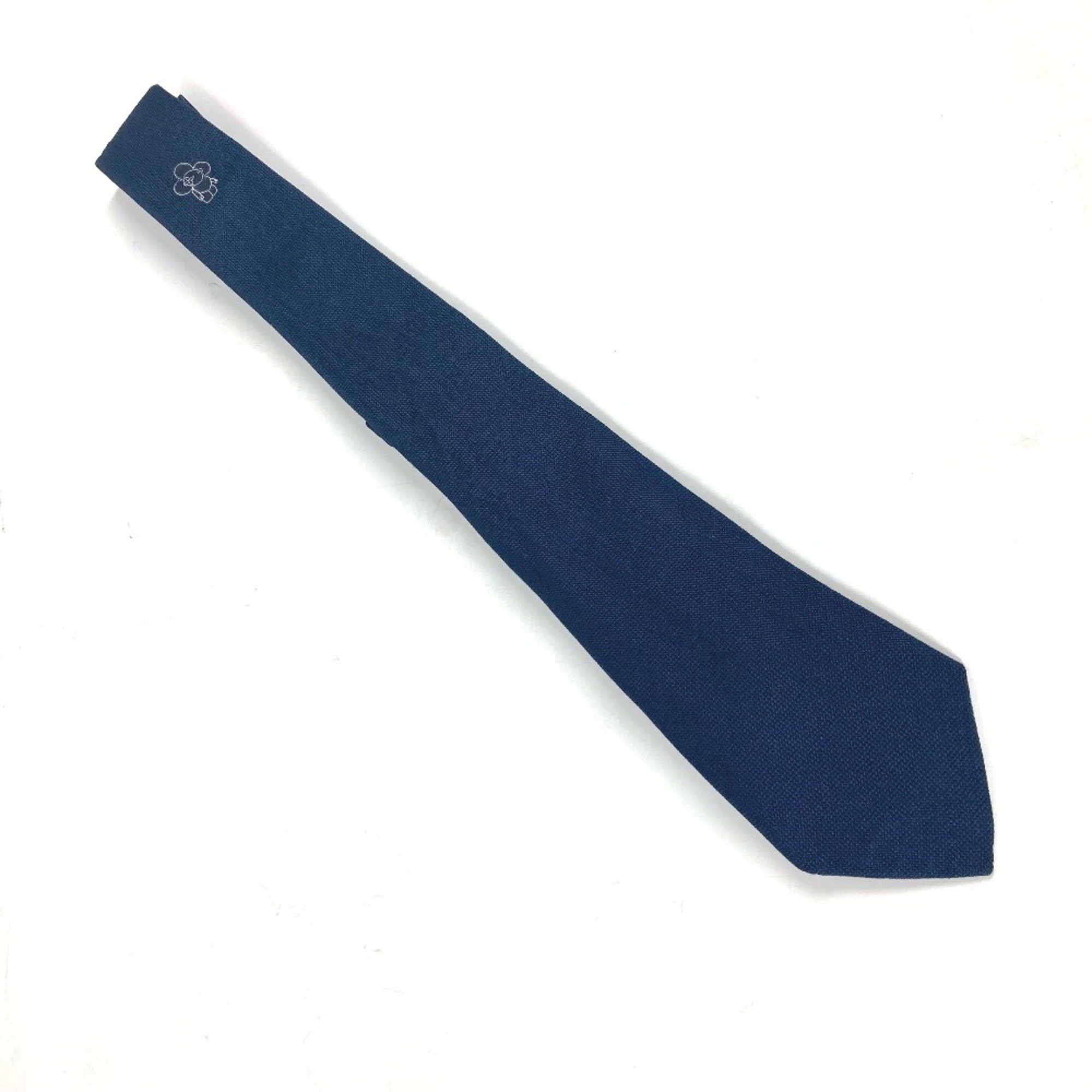 Louis Vuitton LOUIS VUITTON M77007 Cravate Vivienne Necktie Silk Men's Navy Size ONE SIZE - 9 Thumbnail