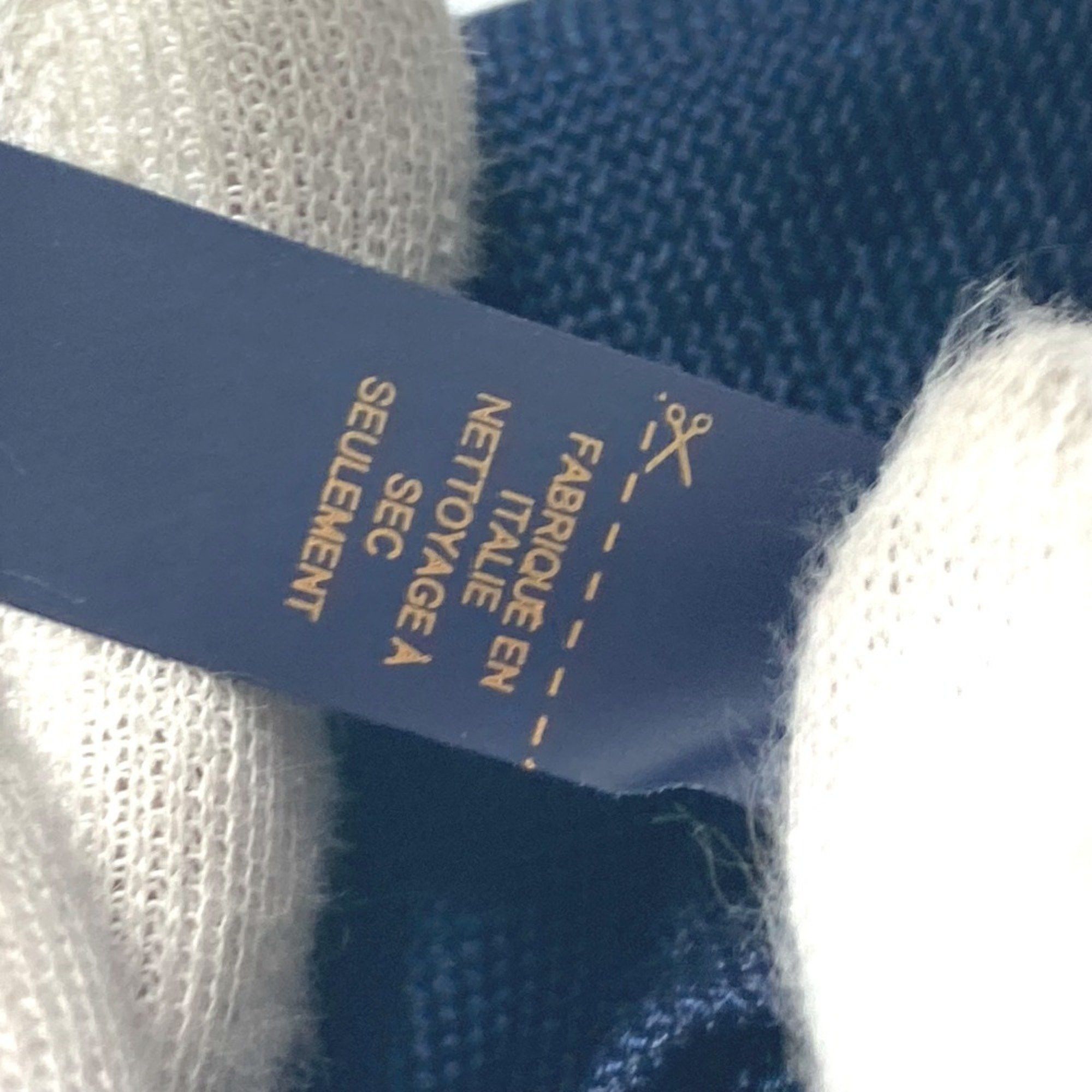 Louis Vuitton LOUIS VUITTON M77007 Cravate Vivienne Necktie Silk Men's Navy Size ONE SIZE - 7 Thumbnail