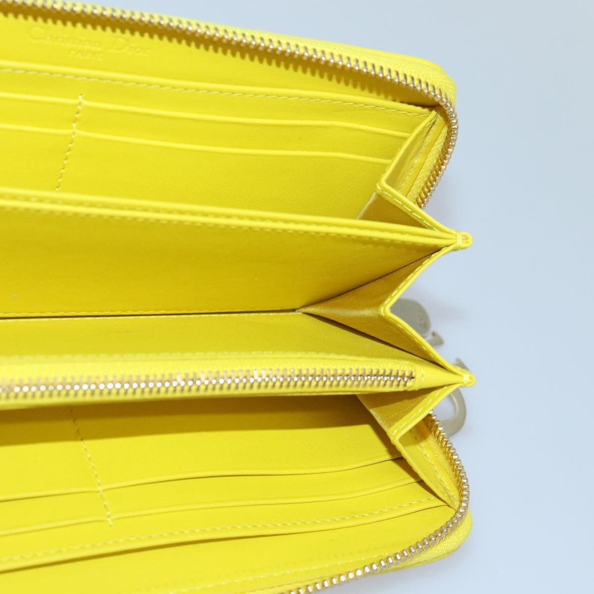 Dior Cannage Lady Yellow Leather Wallet (Pre-Owned) Size ONE SIZE - 16 Thumbnail