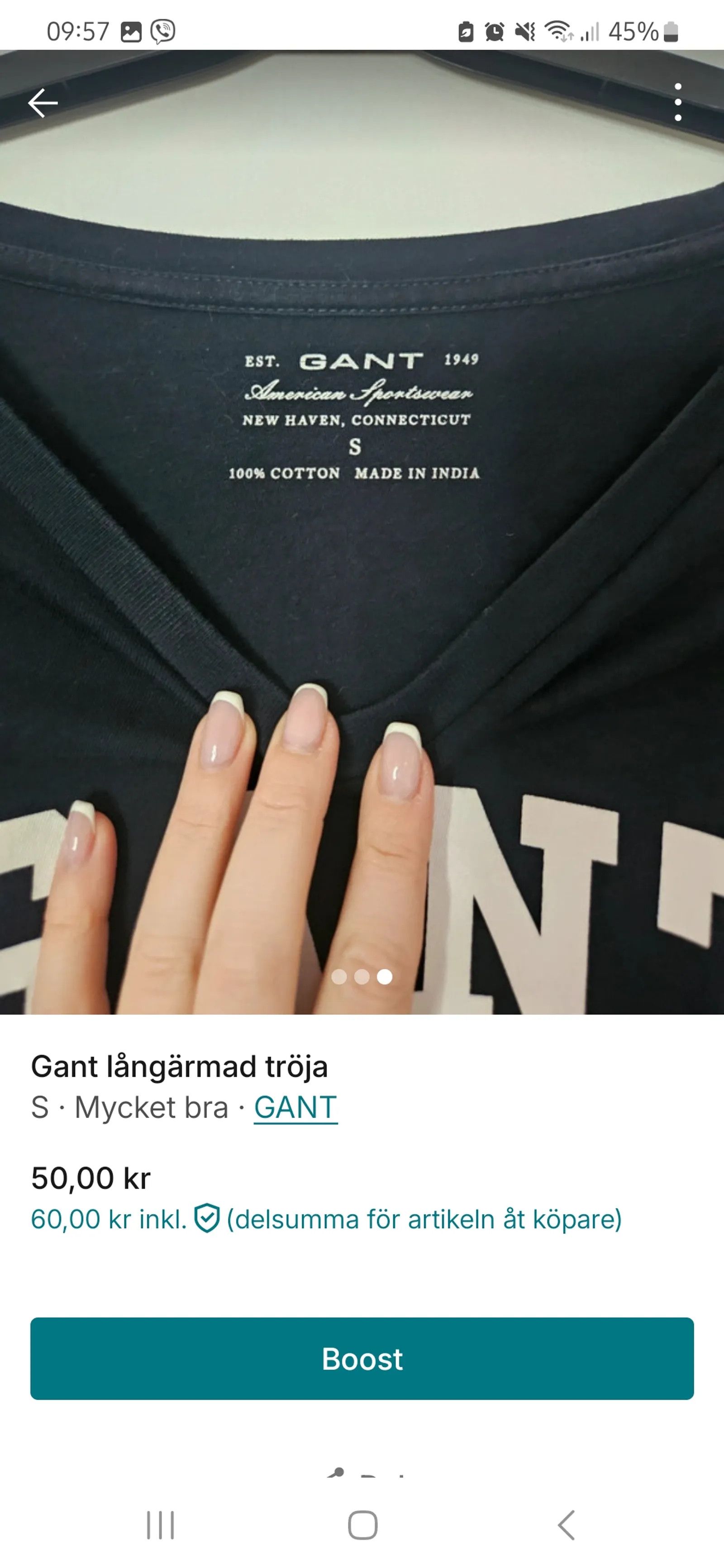 Gant Gant Sweater Size S / US 4 / IT 40 - 2 Thumbnail