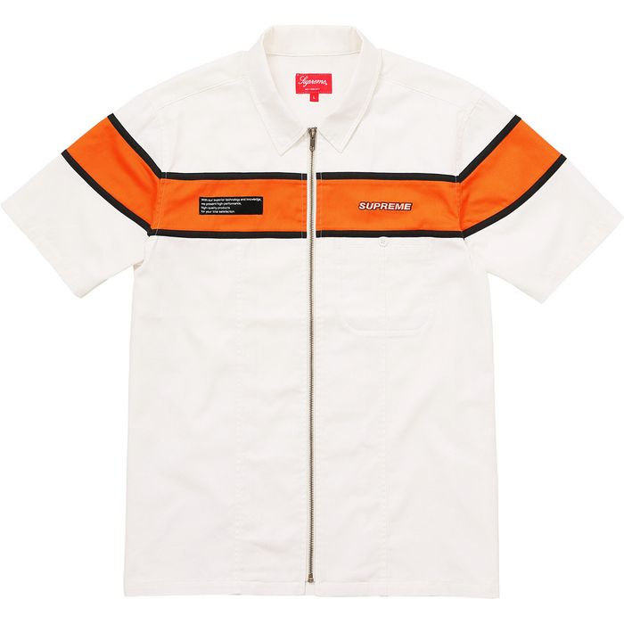 Supreme Supreme S/S Zip Up work shirt | Grailed