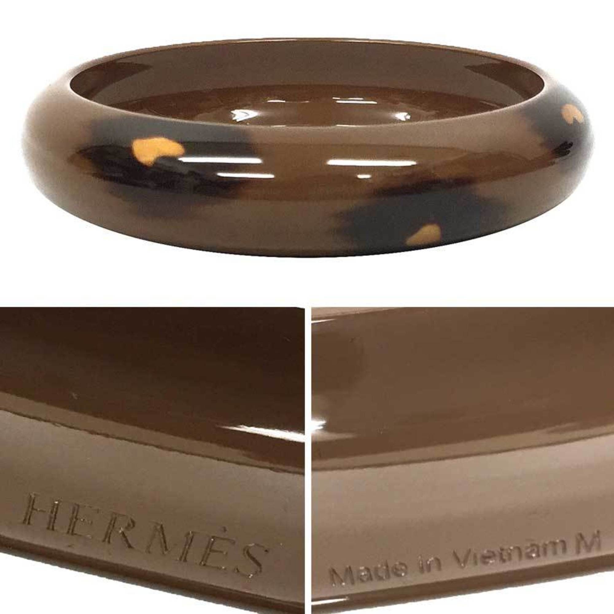 Hermes HERMES Leopard Bangle Ferrand PM Bracelet M Size Made in Vietnam Brown Hermes Size ONE SIZE - 3 Thumbnail