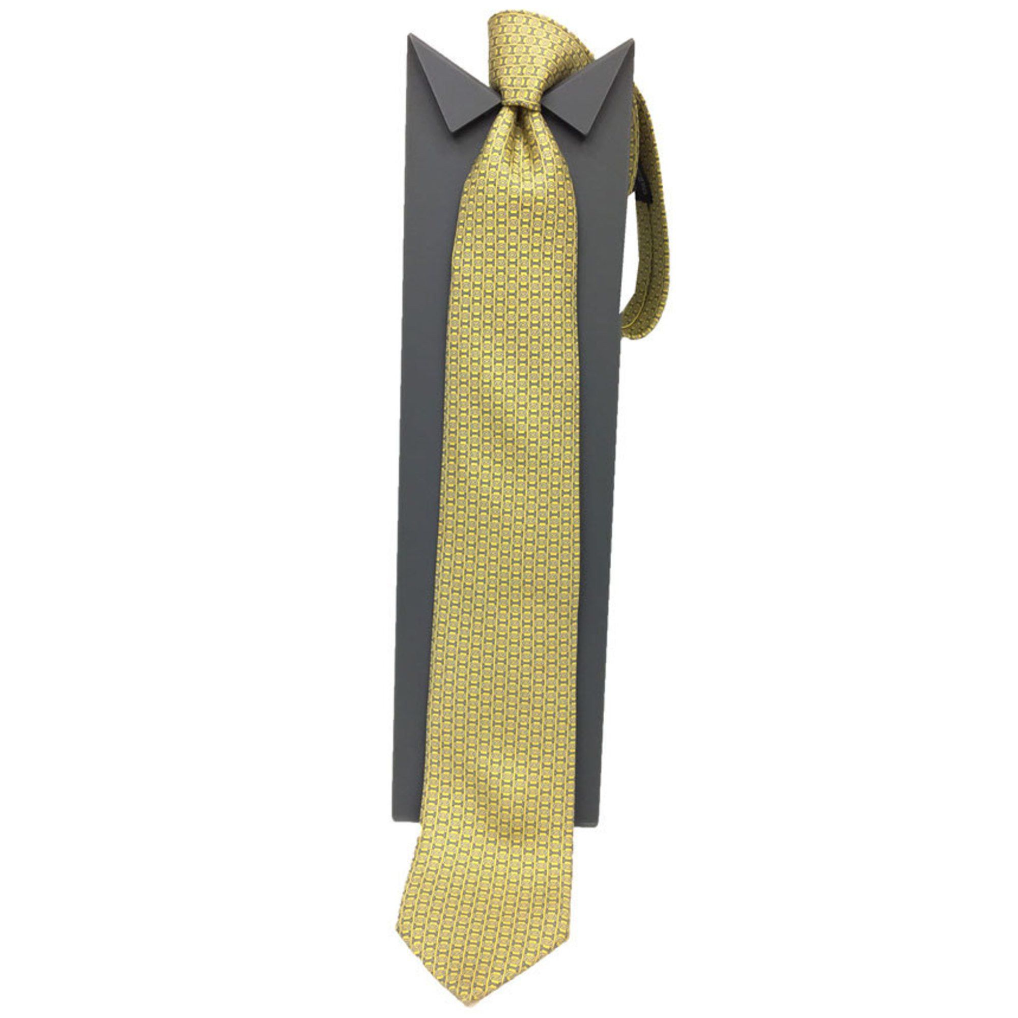 Hermes Hermes tie Chaine d'Ancre yellow men's Size ONE SIZE - 2 Thumbnail