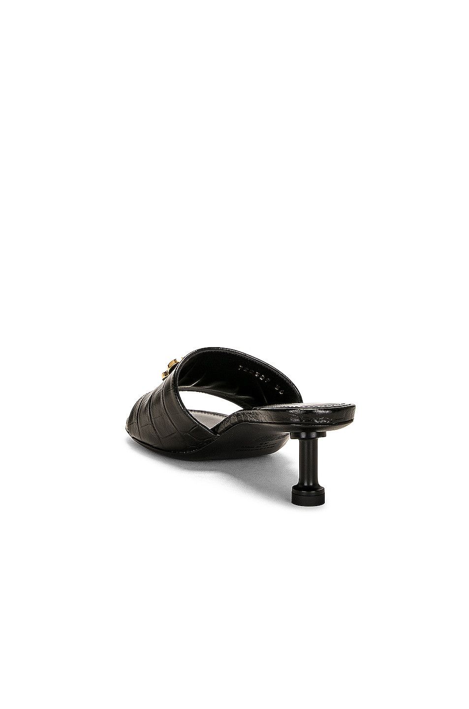 Balenciaga Balenciaga Groupie Sandals 50mm in crocodile print leather Size US 7 / IT 37 - 3 Thumbnail