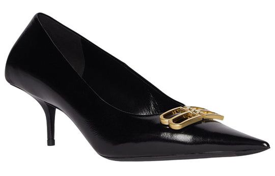 Balenciaga Balenciaga Square Knife BB 60mm Pumps 'Black Shiny Lambskin' Size US 5 / IT 35 - 2 Thumbnail
