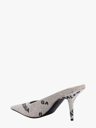 Balenciaga Balenciaga Square Knife Mule 80mm Strass Allover Rhinestones Size US 10 / IT 40 - 3 Thumbnail