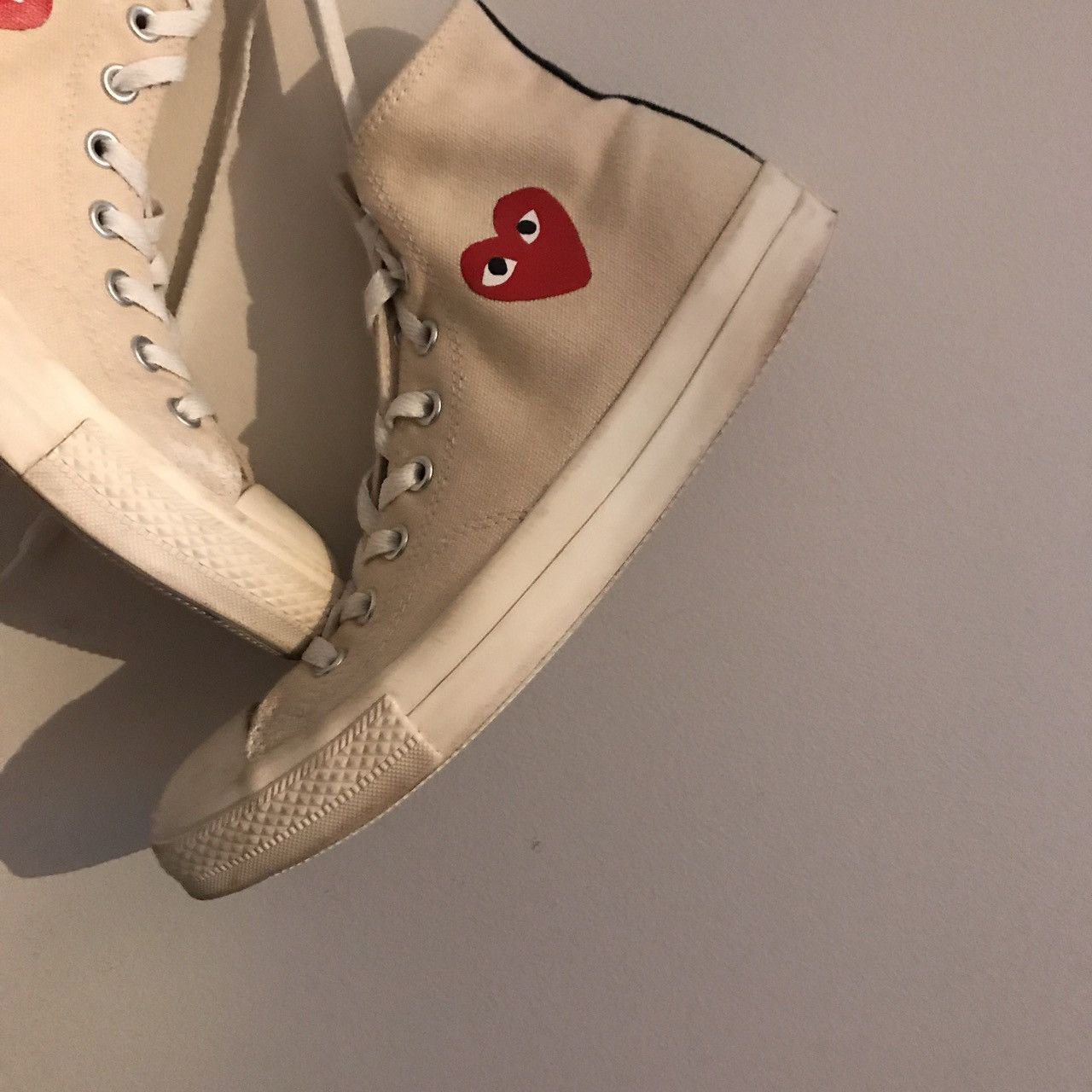 comme des garcons high tops