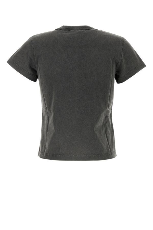 T by Alexander Wang Dark Grey Cotton T-Shirt Size L / US 10 / IT 46 - 4 Thumbnail