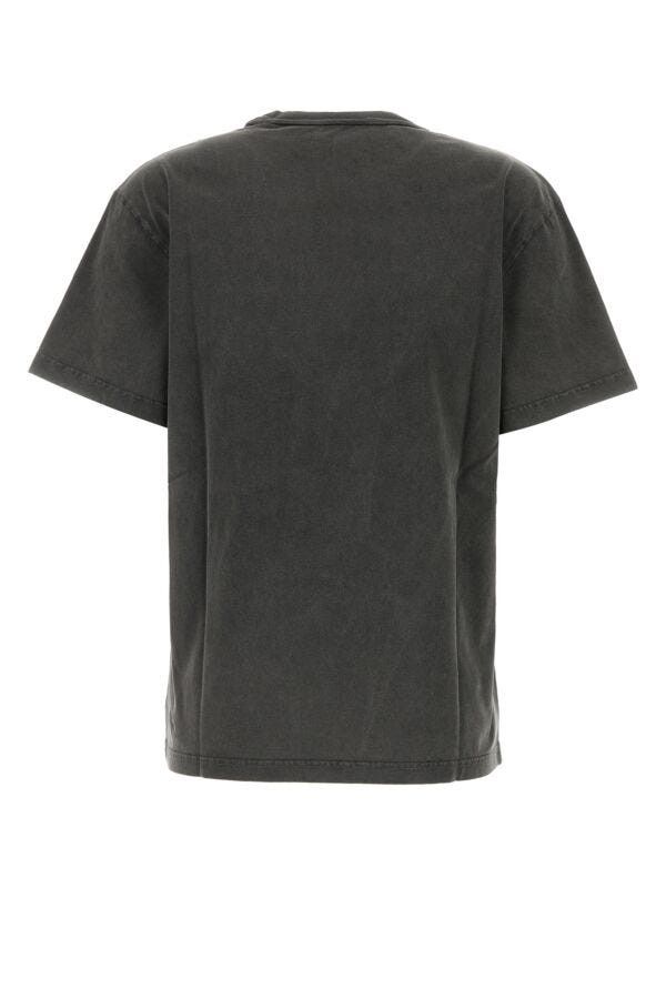 T by Alexander Wang Dark Grey Cotton T-Shirt Size XS / US 0-2 / IT 36-38 - 4 Thumbnail