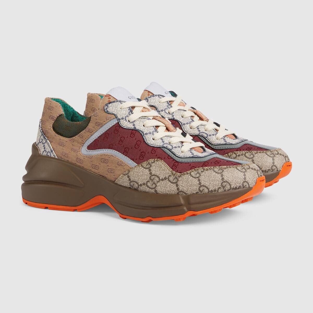 Gucci Gucci GG Rhyton Sneakers SIZE 41 Size ONE SIZE - 2 Thumbnail