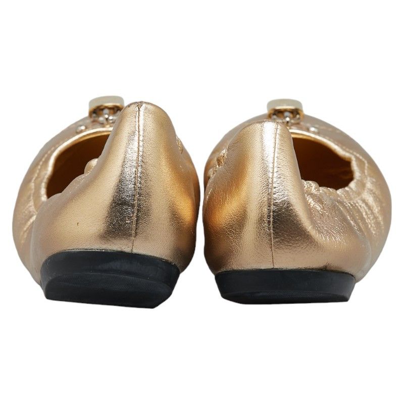 Louis Vuitton Louis Vuitton Louis Vuitton Padlock Leather Pumps Leather Shoes DUTY FREE for USA Size ONE SIZE - 3 Thumbnail