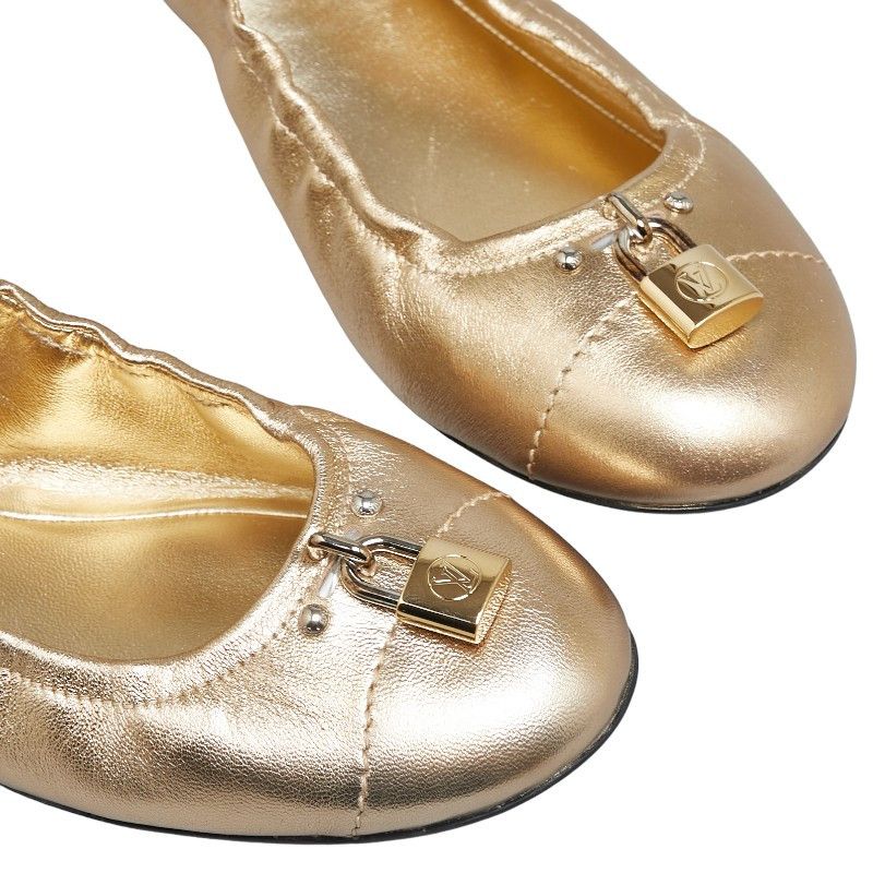 Louis Vuitton Louis Vuitton Louis Vuitton Padlock Leather Pumps Leather Shoes DUTY FREE for USA Size ONE SIZE - 7 Thumbnail