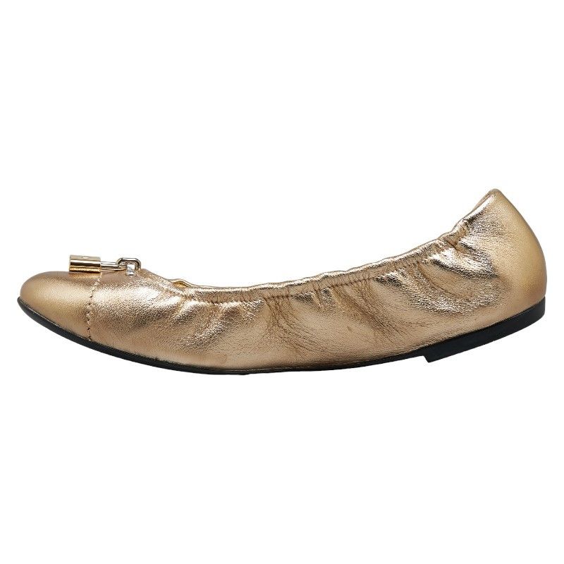 Louis Vuitton Louis Vuitton Louis Vuitton Padlock Leather Pumps Leather Shoes DUTY FREE for USA Size ONE SIZE - 4 Thumbnail