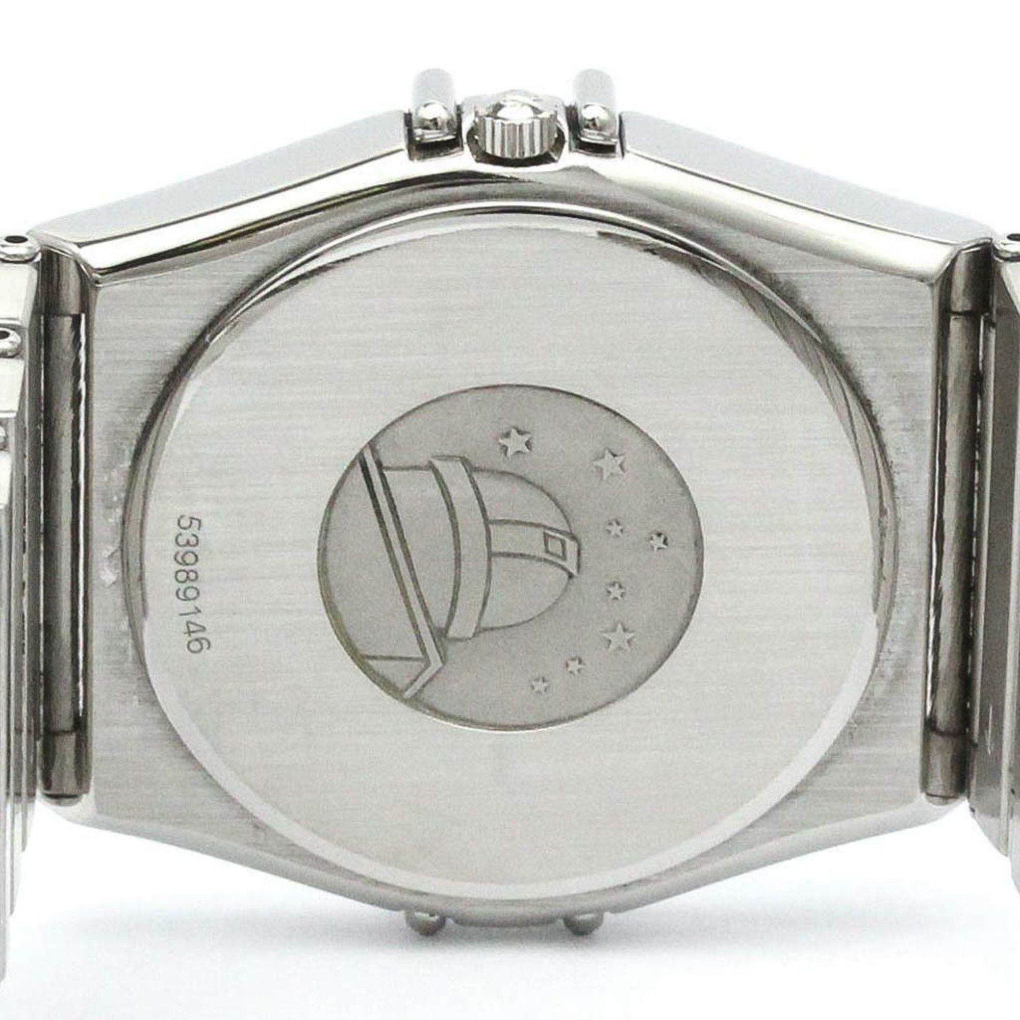 Omega Polished OMEGA Constellation Stainless Steel Quartz Mens Watch 396.1070 BF573190 Size ONE SIZE - 6 Thumbnail