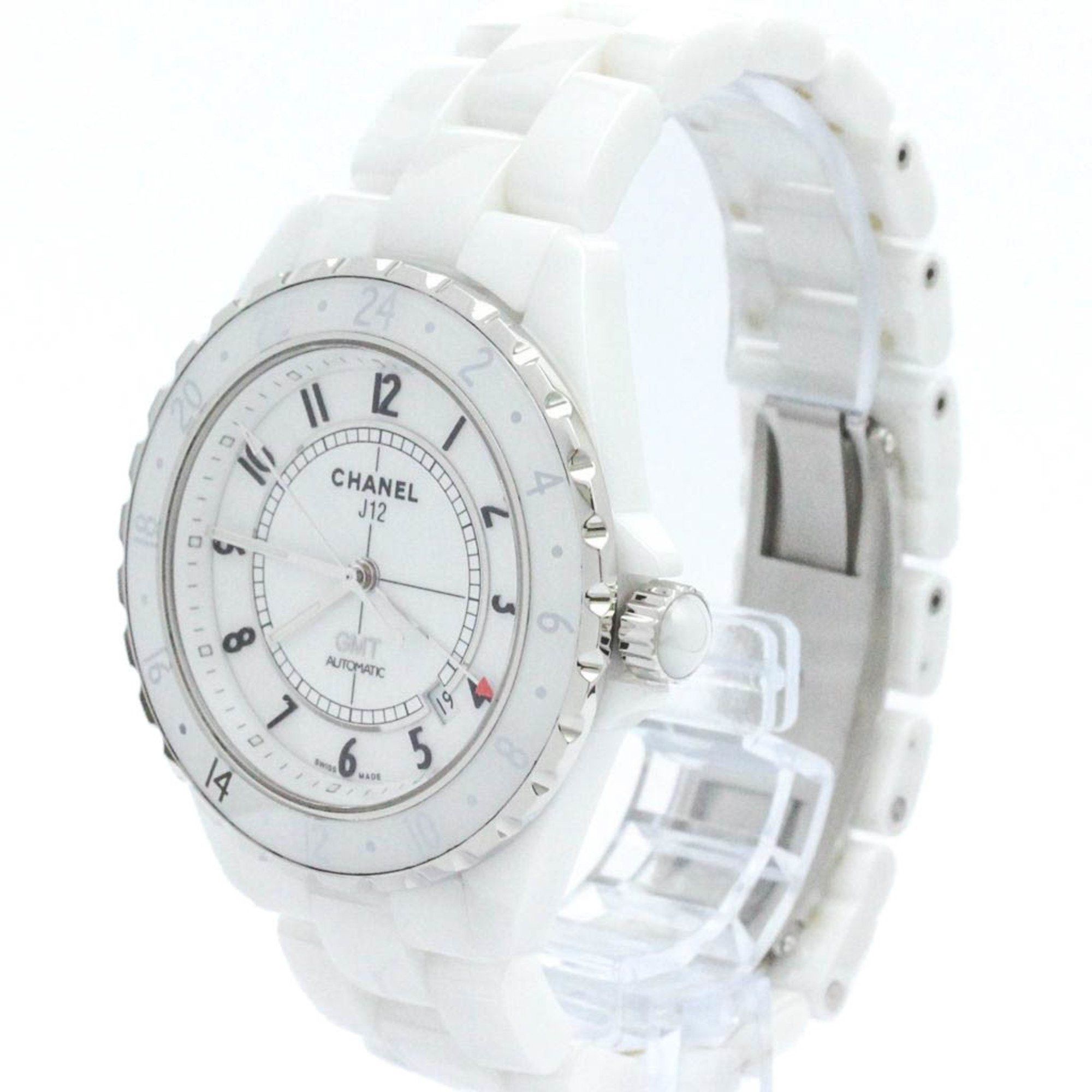 Chanel Polished CHANEL J12 Ceramic Automatic Mens Watch H2126 BF576533 Size ONE SIZE - 2 Thumbnail
