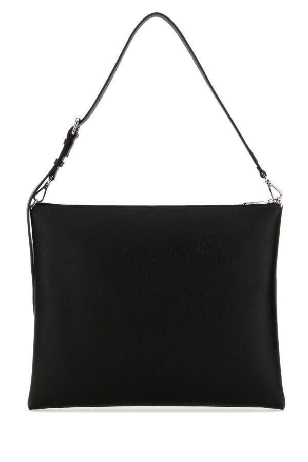 Fendi Black Leather Fendi After Fendi Roma Shoulder Bag Size ONE SIZE - 5 Thumbnail
