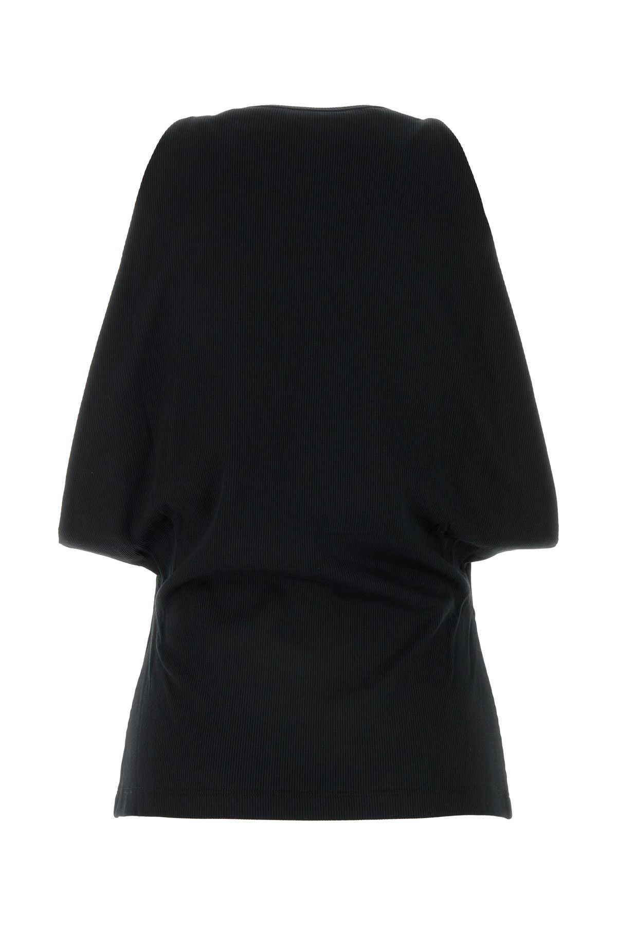 Alexander McQueen Black Stretch Cotton Top Size XS / US 0-2 / IT 36-38 - 2 Thumbnail