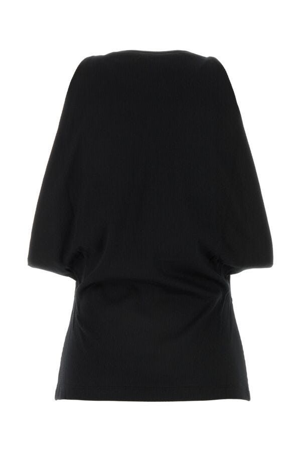 Alexander McQueen Black Stretch Cotton Top Size S / US 4 / IT 40 - 4 Thumbnail