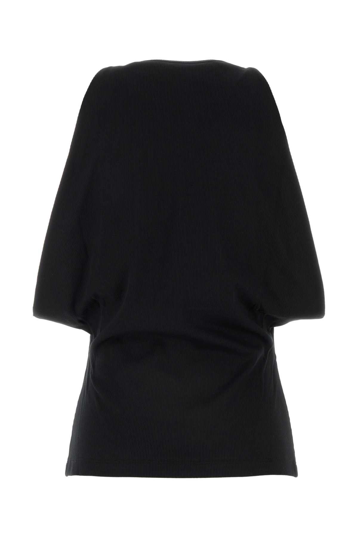 Alexander McQueen Black Stretch Cotton Top Size S / US 4 / IT 40 - 2 Thumbnail