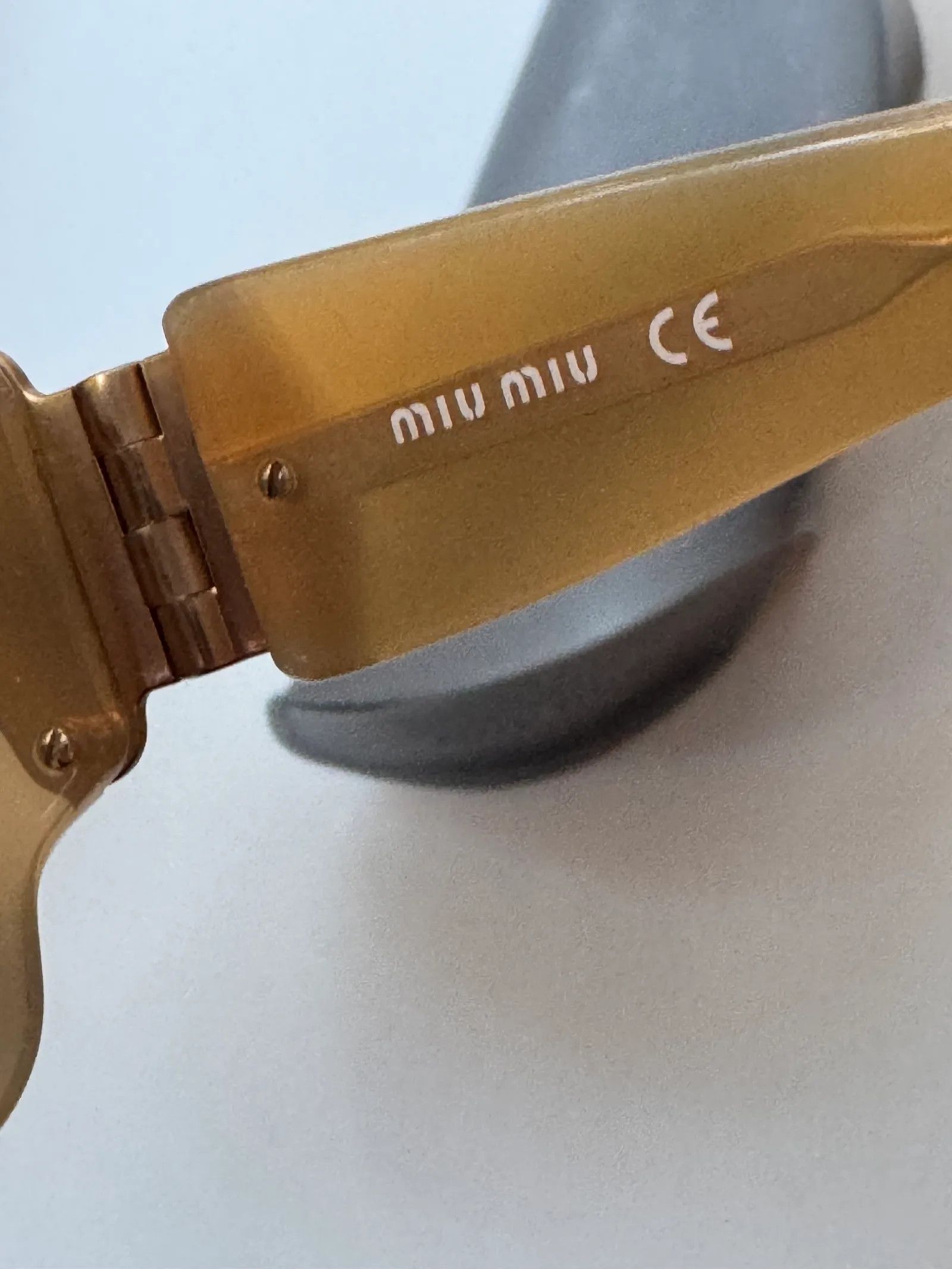 Miu Miu Miu Miu SMU15G 7AT-3W1 115 Sunglasses Size ONE SIZE - 3 Thumbnail