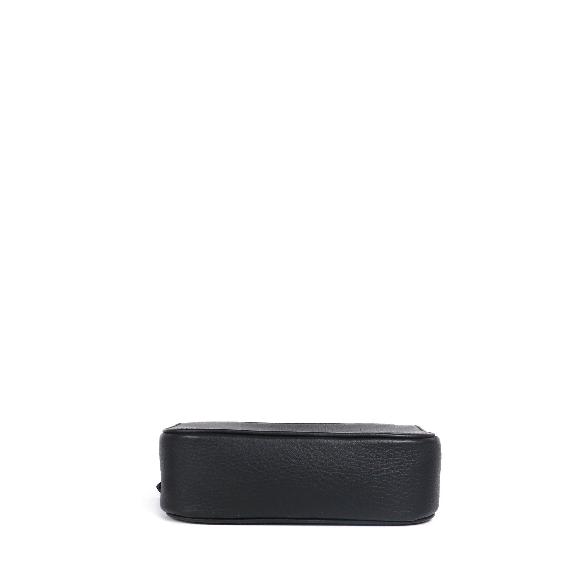 Balenciaga BALENCIAGA - Ville Camera shoulder bag in black grained leather Size ONE SIZE - 4 Thumbnail