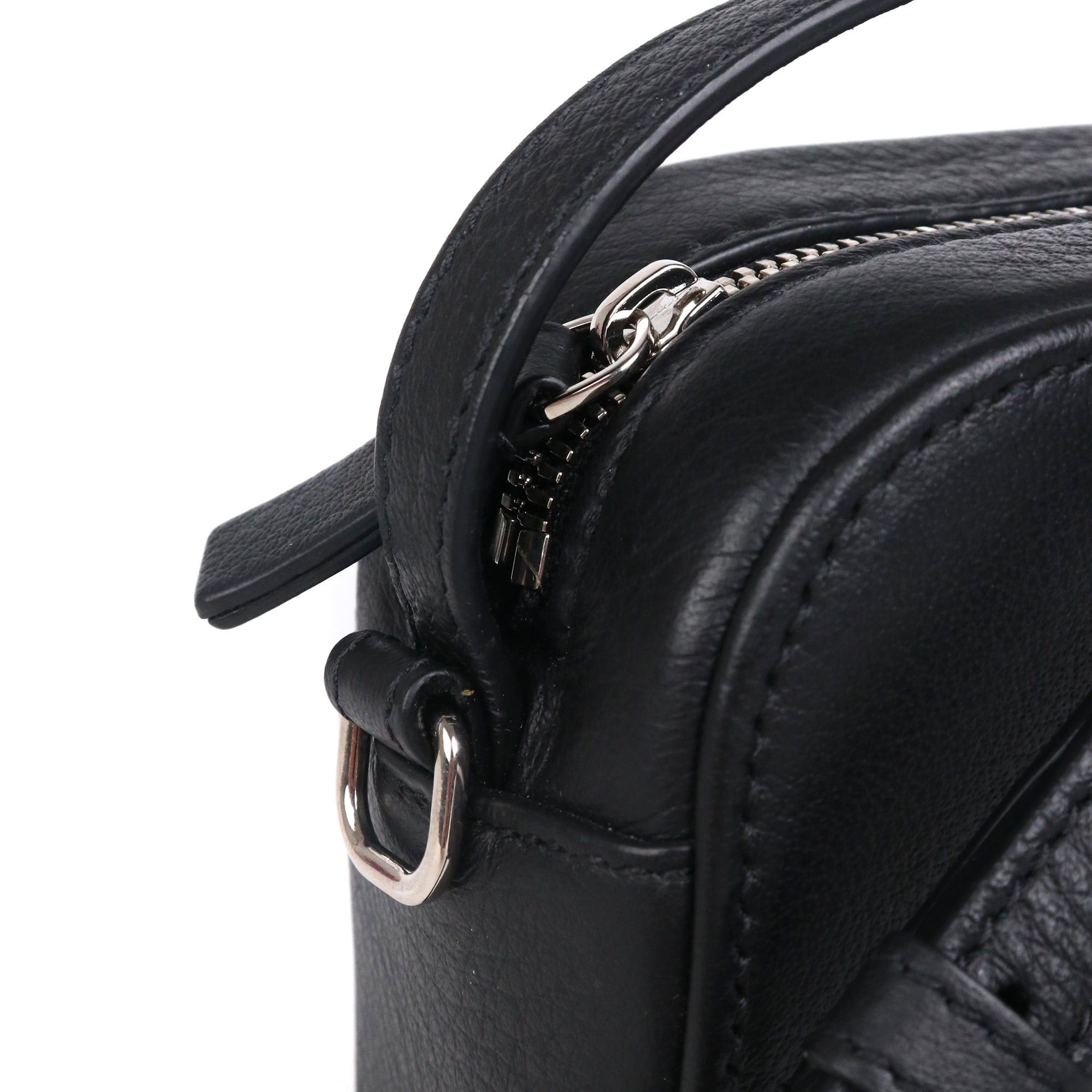 Balenciaga BALENCIAGA - Ville Camera shoulder bag in black grained leather Size ONE SIZE - 6 Thumbnail