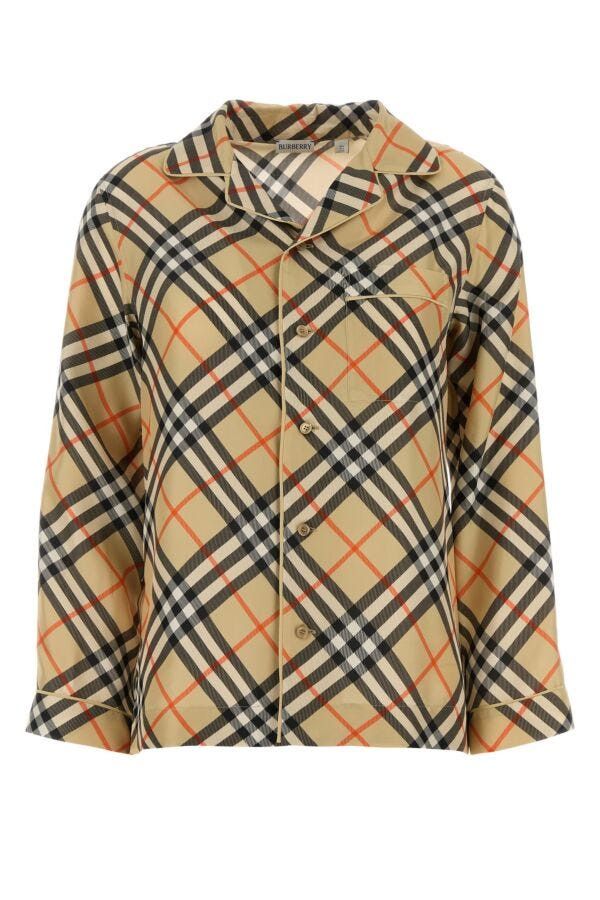 Burberry Embroidered Silk Shirt Size XS / US 0-2 / IT 36-38 - 3 Thumbnail