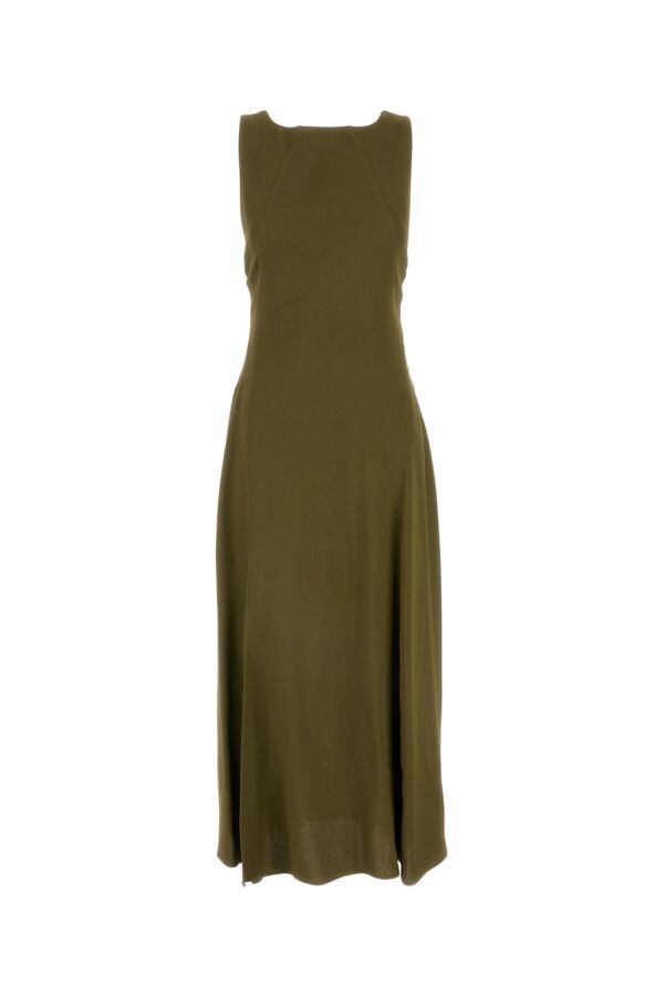 Fendi Olive Green Sable Dress Size S / US 4 / IT 40 - 3 Thumbnail
