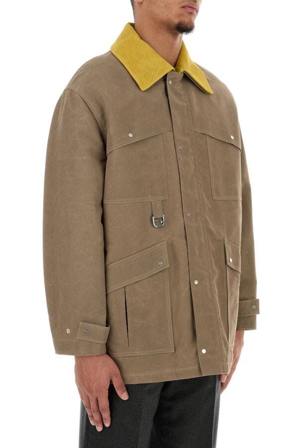 Fendi Cappuccino Canvas Coat Size US S / EU 44-46 / 1 - 5 Thumbnail