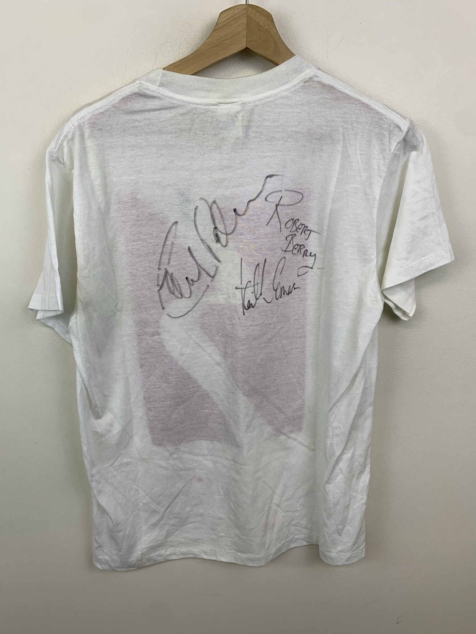 Other Vintage 3 Band Tee Autographed Supergroup Single Stitch Tee Shirt Size L Size US L / EU 52-54 / 3 - 5 Thumbnail