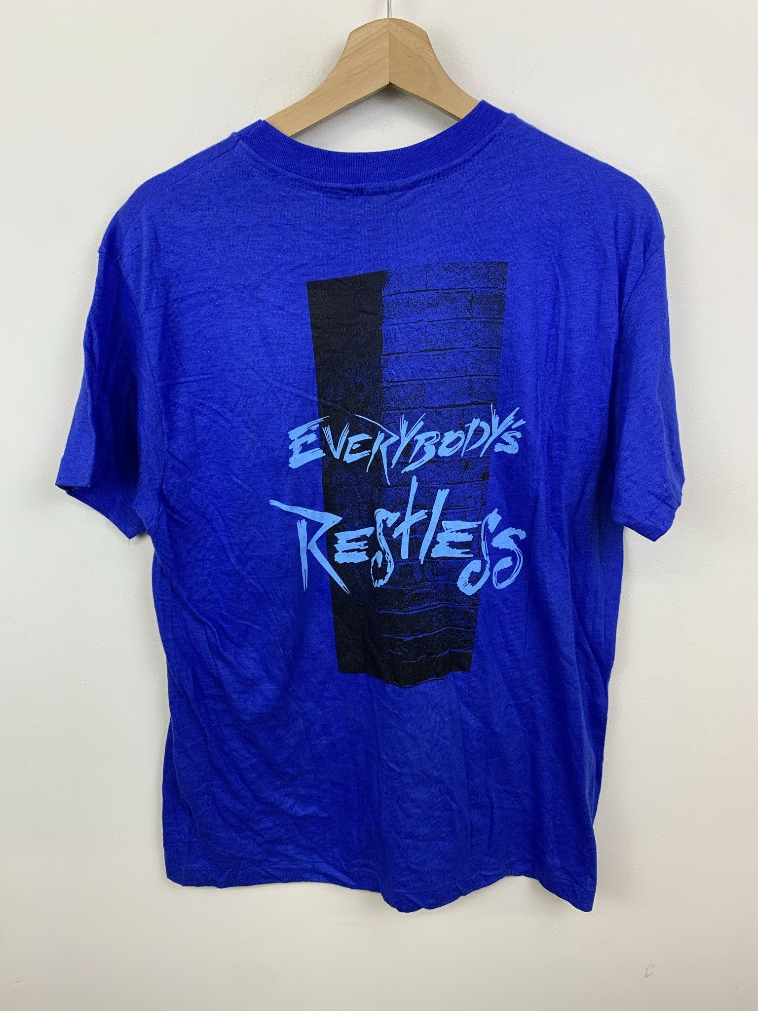 Other Vintage 1980s Elton John Breaking Hearts Tour 1984 Blue Single Stitch Tee Size L Size US L / EU 52-54 / 3 - 4 Thumbnail