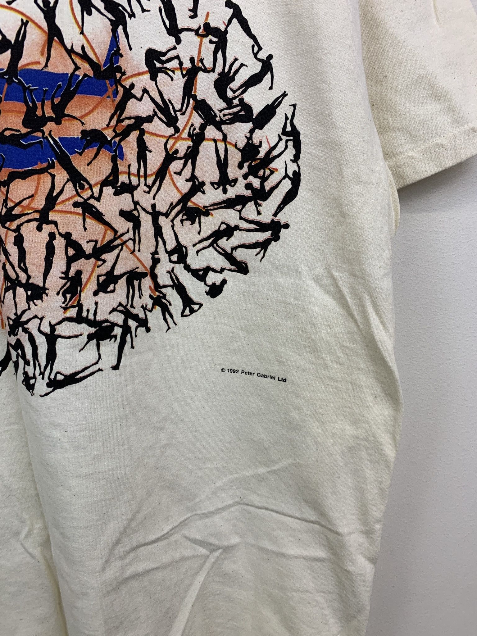 Other Vintage Peter Gabriel 1992 Tour Tee Shirt Size Large Size US L / EU 52-54 / 3 - 3 Thumbnail