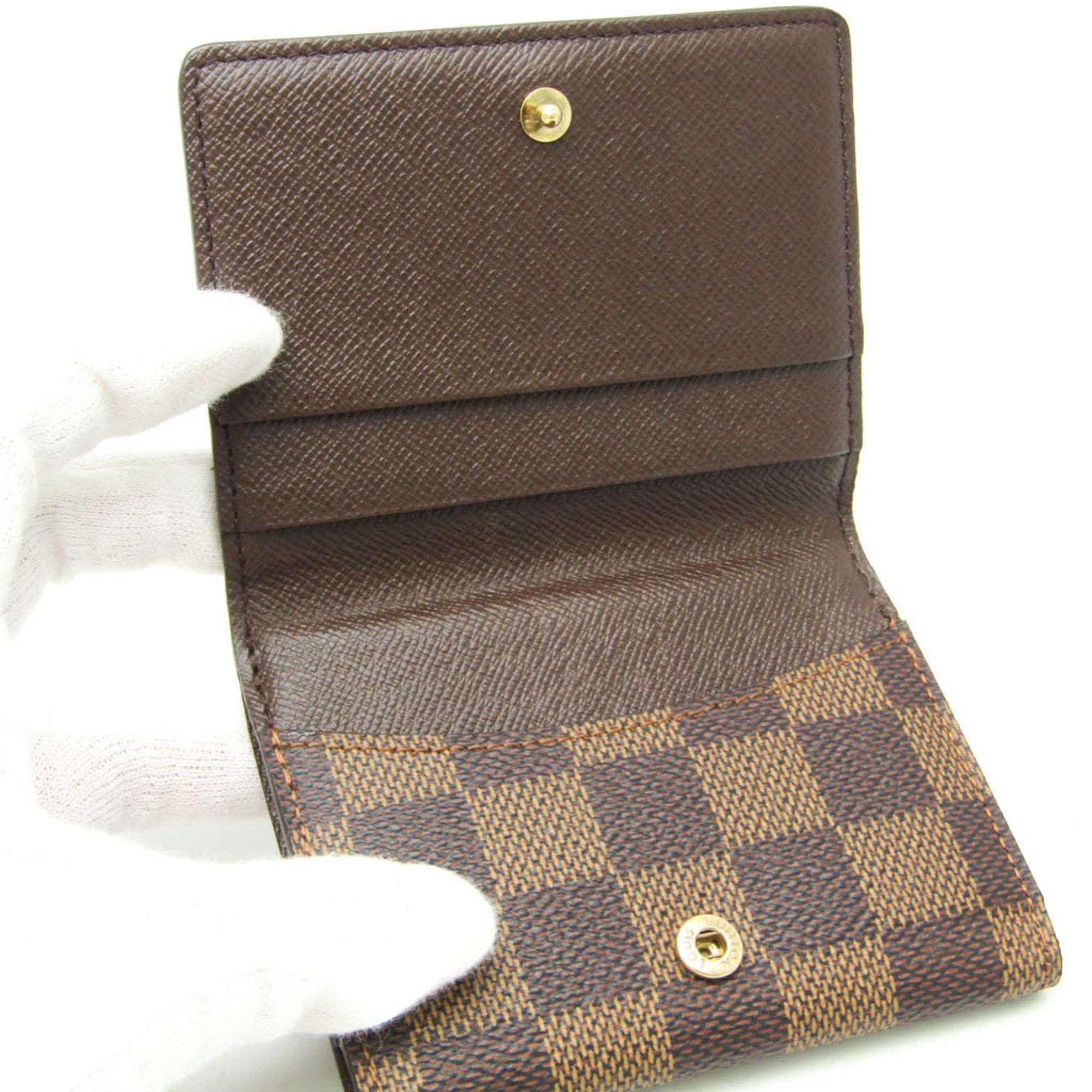 Louis Vuitton Louis Vuitton Damier Ludlow N62925 Men,Women Damier Canvas Coin Purse/coin Case Ebene Size ONE SIZE - 3 Thumbnail