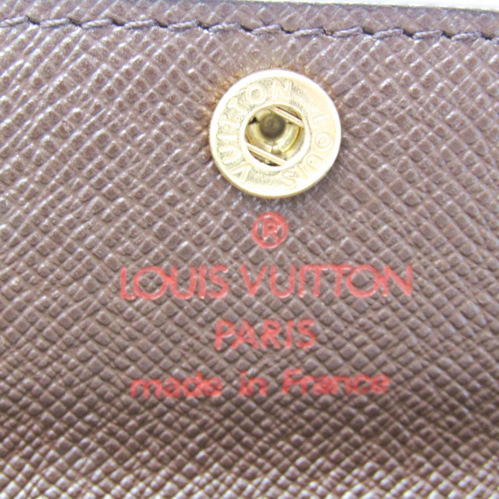 Louis Vuitton Louis Vuitton Damier Ludlow N62925 Men,Women Damier Canvas Coin Purse/coin Case Ebene Size ONE SIZE - 10 Thumbnail