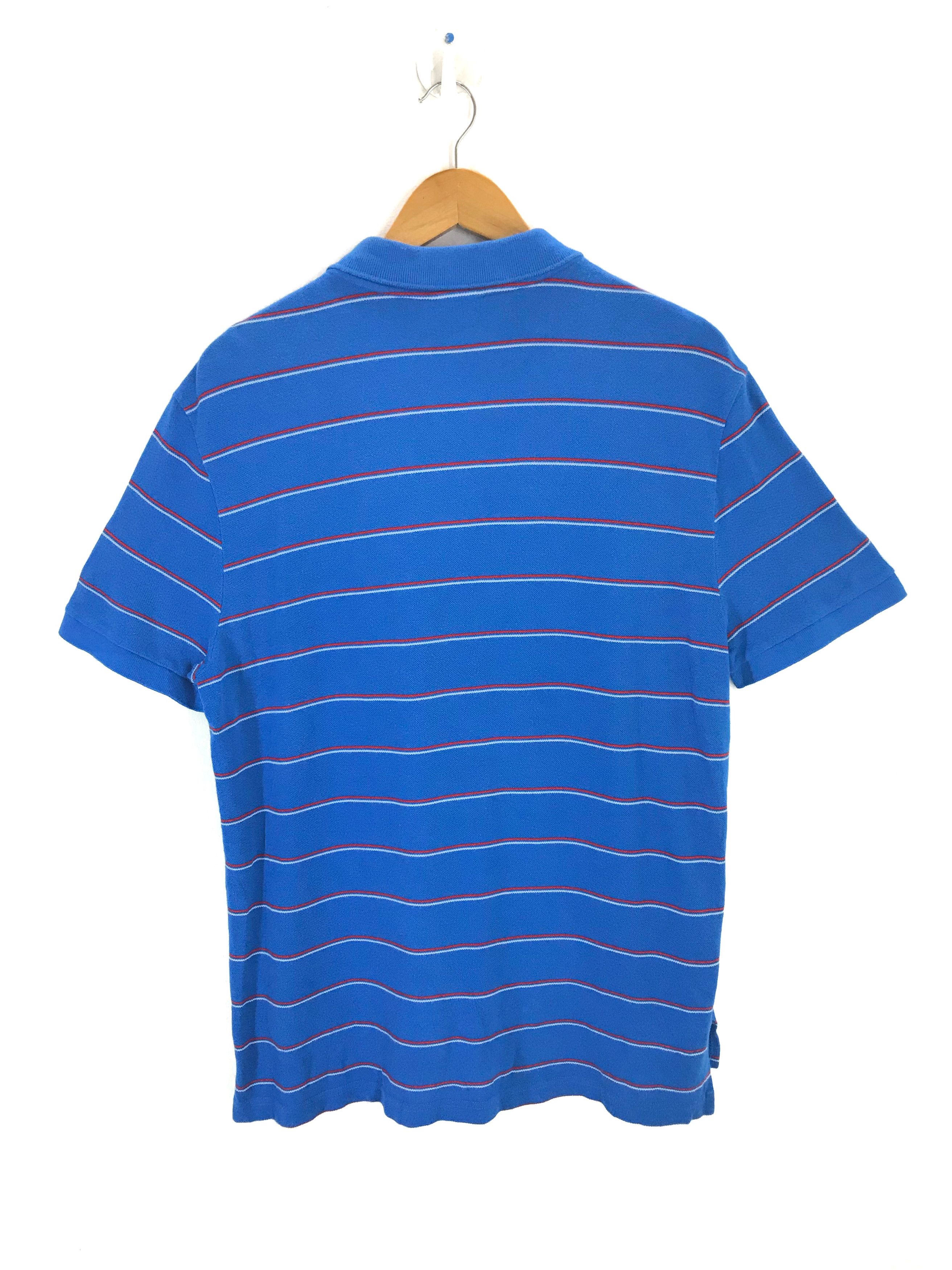 Lacoste Rare!!! Lacoste Sport Striped Polo Shirt Size US L / EU 52-54 / 3 - 4 Thumbnail