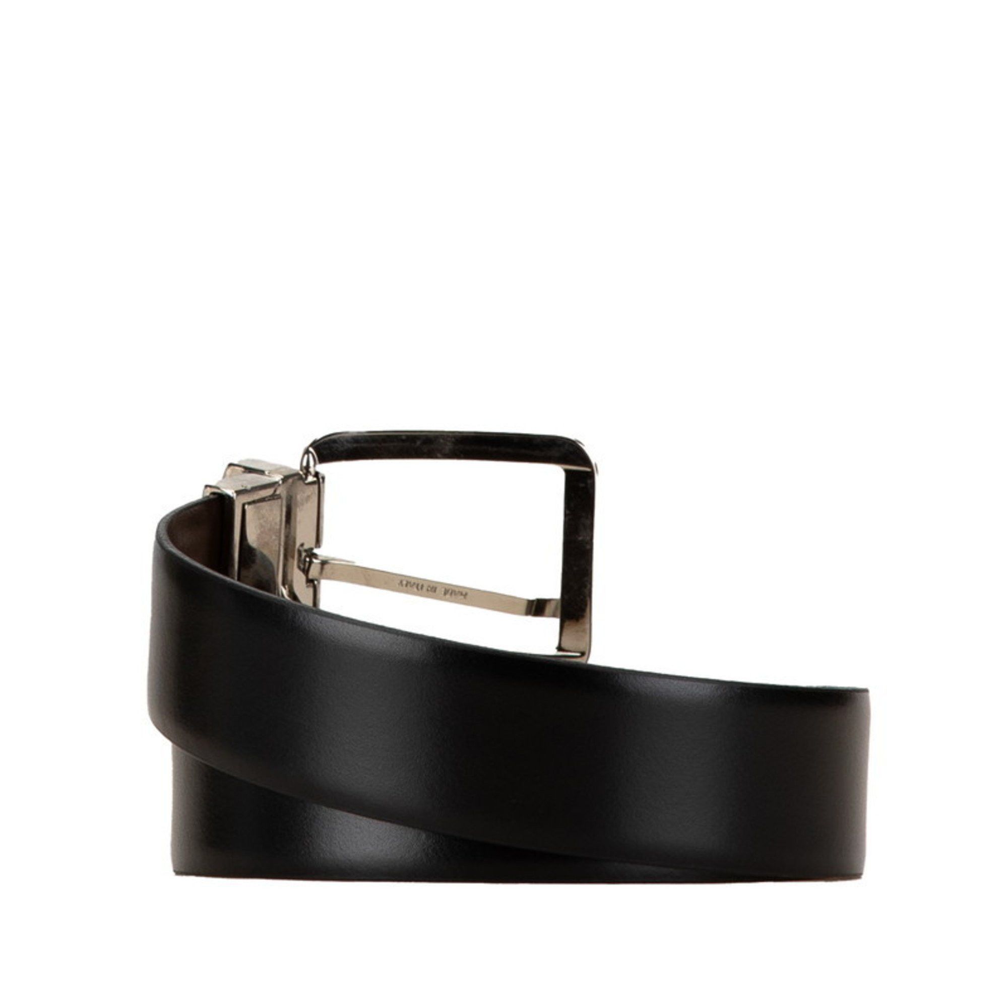 Versace Versace belt black leather men's VERSACE Size ONE SIZE - 3 Thumbnail