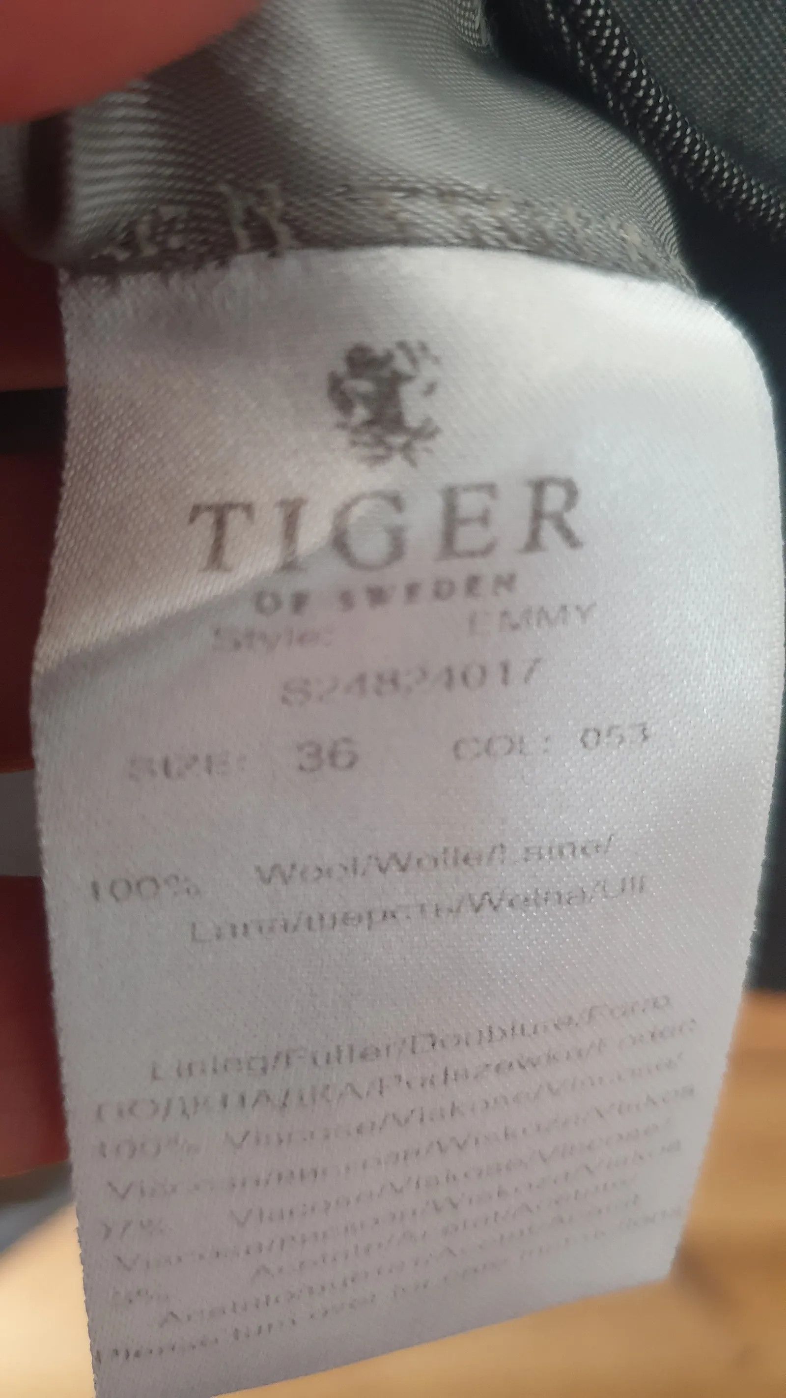 Tiger of Sweden Tiger of Sweden Emmy Blazer Size XS / US 0-2 / IT 36-38 - 2 Thumbnail