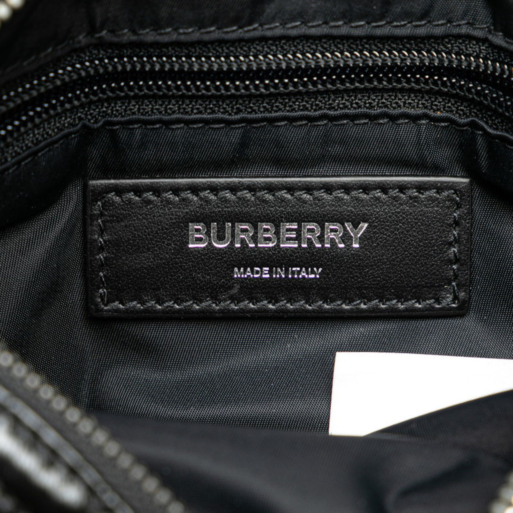 Burberry Burberry Horseferry Crossbody Bag Black Leather Men's BURBERRY Size ONE SIZE - 6 Thumbnail