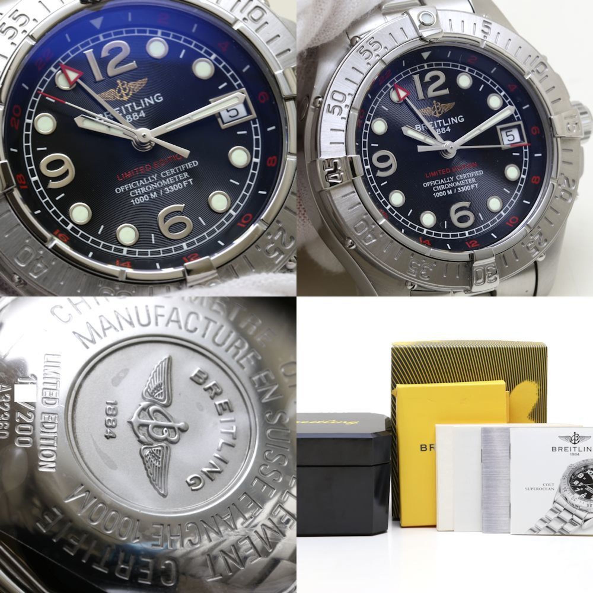 Breitling Breitling Superocean GMT A326B05PFA A32360 200 Limited Edition Men's 39627 Watch Size ONE SIZE - 9 Thumbnail