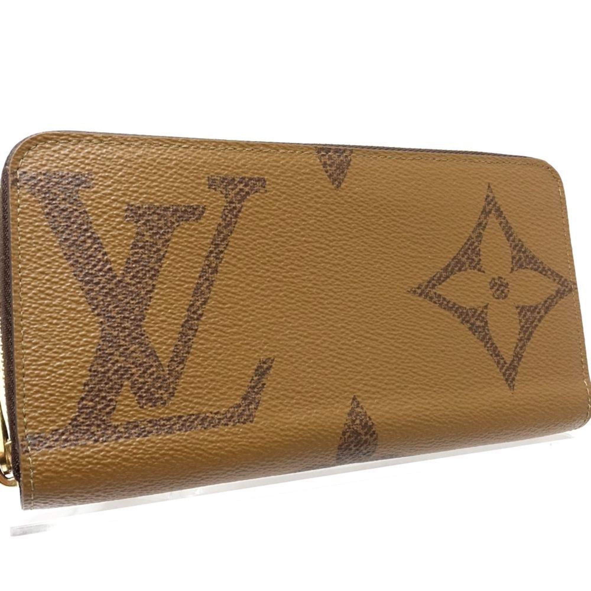 Louis Vuitton Louis Vuitton Long Wallet M69353 Zippy Monogram Giant Reverse Brown 180750 Size ONE SIZE - 2 Thumbnail