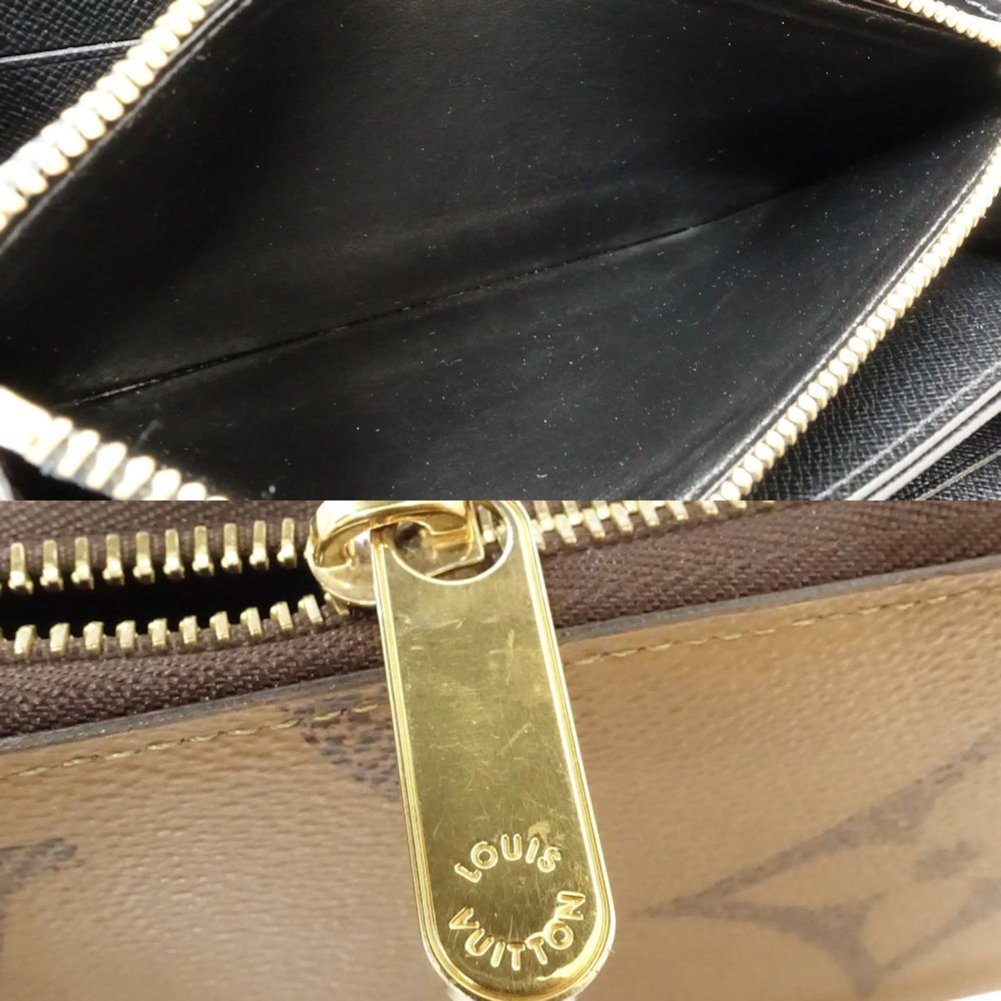 Louis Vuitton Louis Vuitton Long Wallet M69353 Zippy Monogram Giant Reverse Brown 180750 Size ONE SIZE - 6 Thumbnail